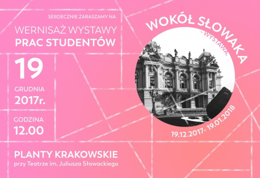 Plakat wystawy „Wokół Słowaka” (źródło: materiały prasowe organizatora)