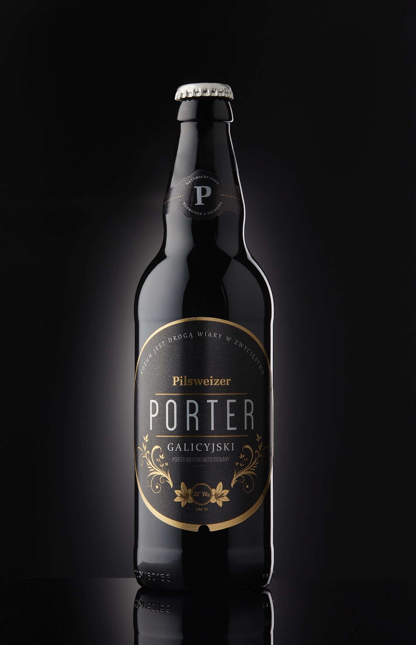 Butelka Portera Galicyjskiego (źródło: materiały prasowe O-I)