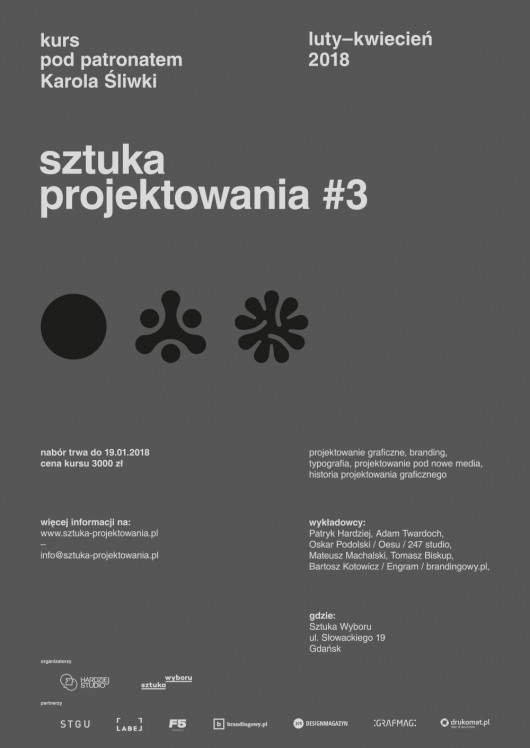 „Sztuka Projektowania” – plakat (źródło: materiały prasowe organizatora)