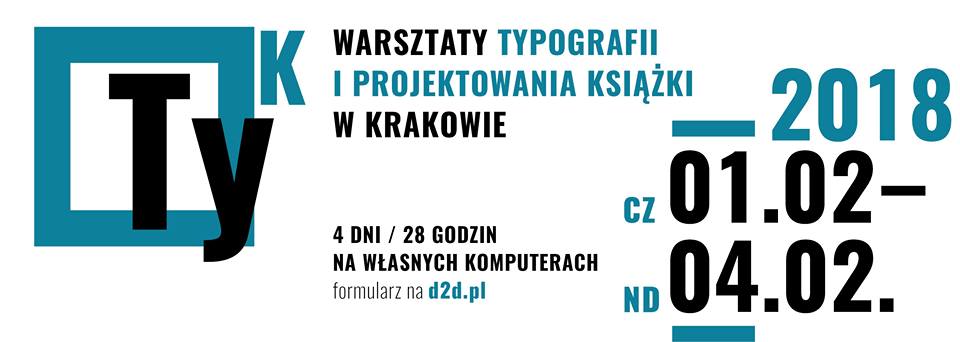 Warsztaty typografii i projektowania książek (źródło: materiały prasowe organizatora)