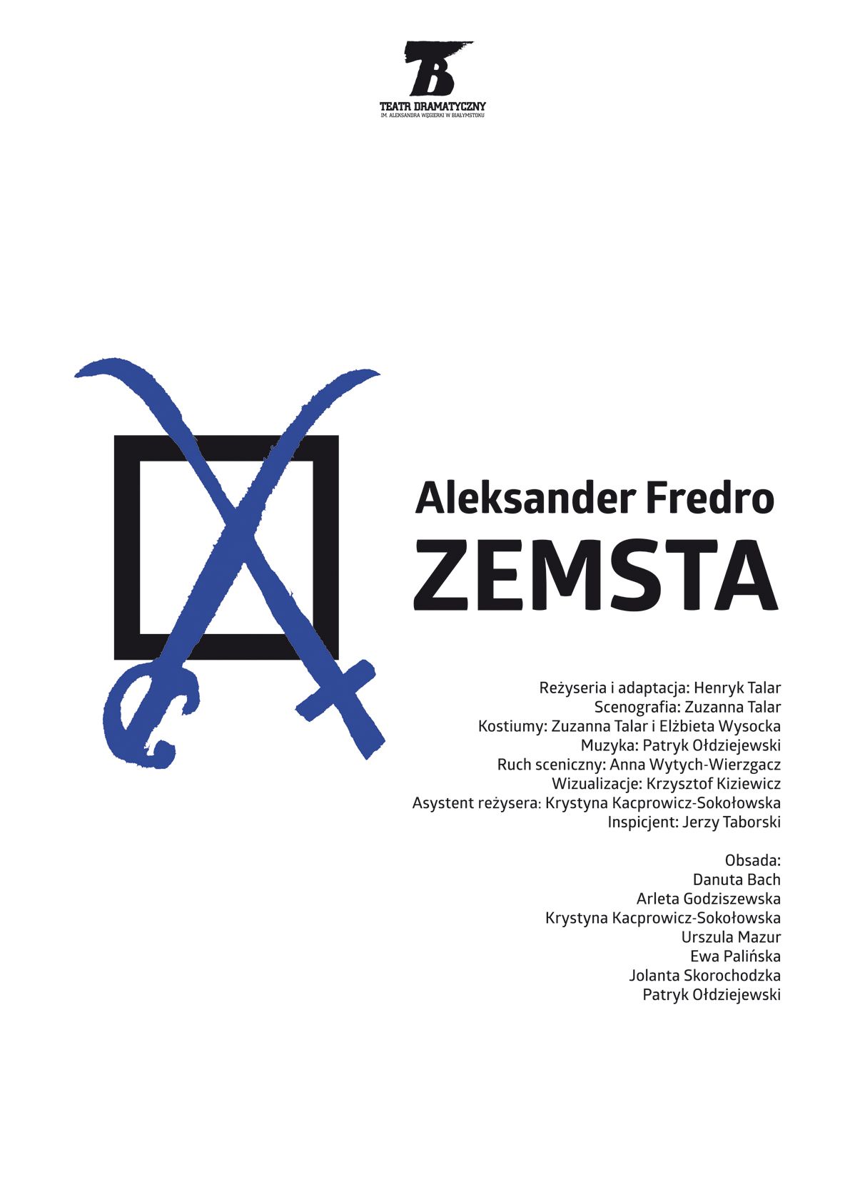 Aleksander Fredro, „Zemsta”, reż. Henryk Talar (źródło: materiały prasowe teatru)