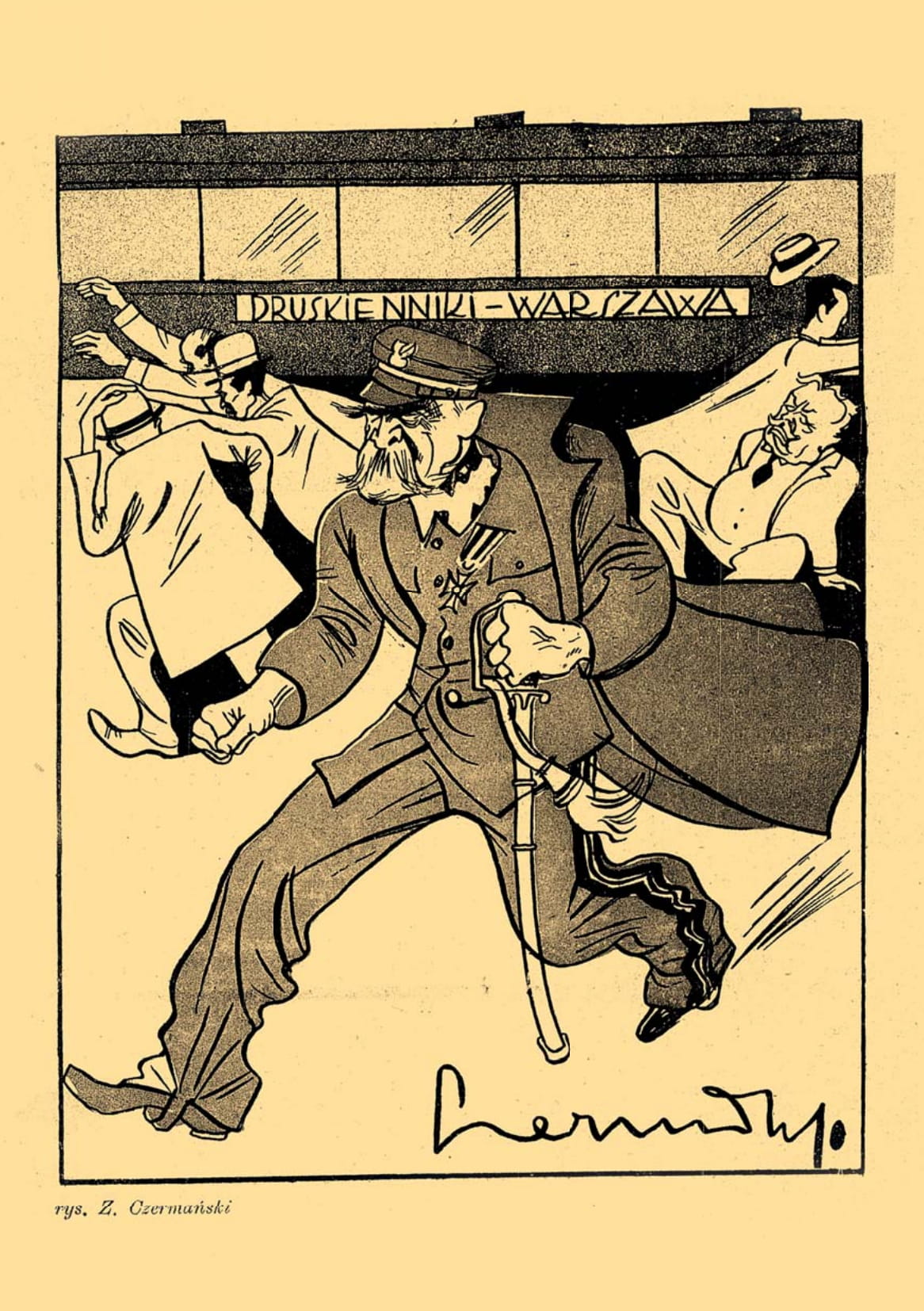 Józef Piłsudski w karykaturze (źródło: materiały prasowe organizatora)