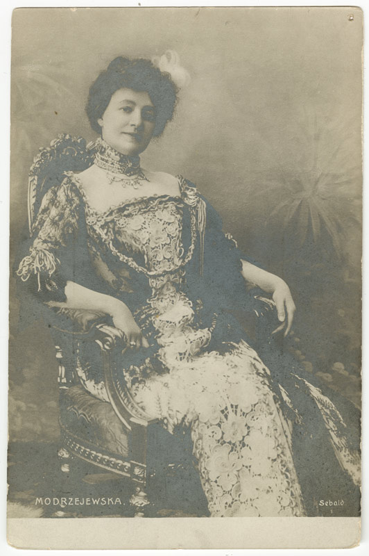 Helena Modrzejewska, ok. 1903, MHK (źródło: materiały prasowe MHK)