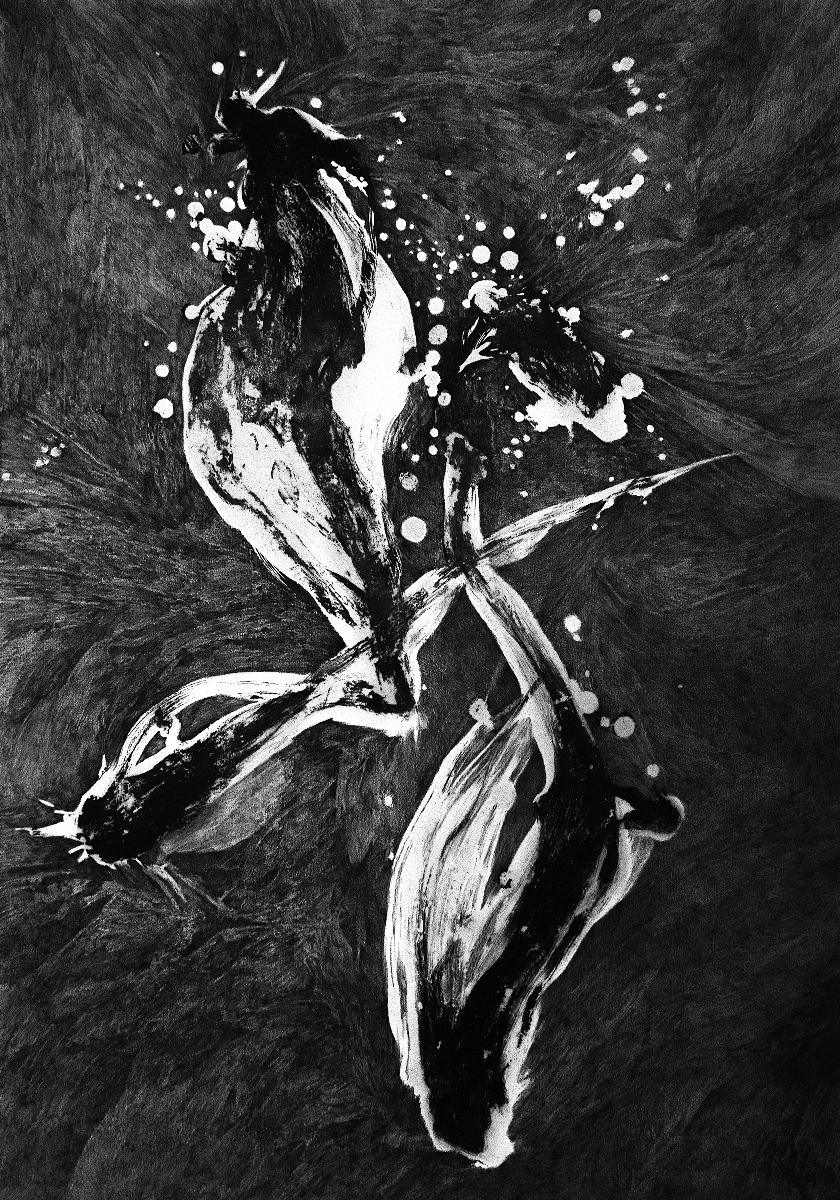 Keiji Matsumoto, „Dusza”, 100 x 70 cm, 2017 (źródło: materiały prasowe organizatora)
