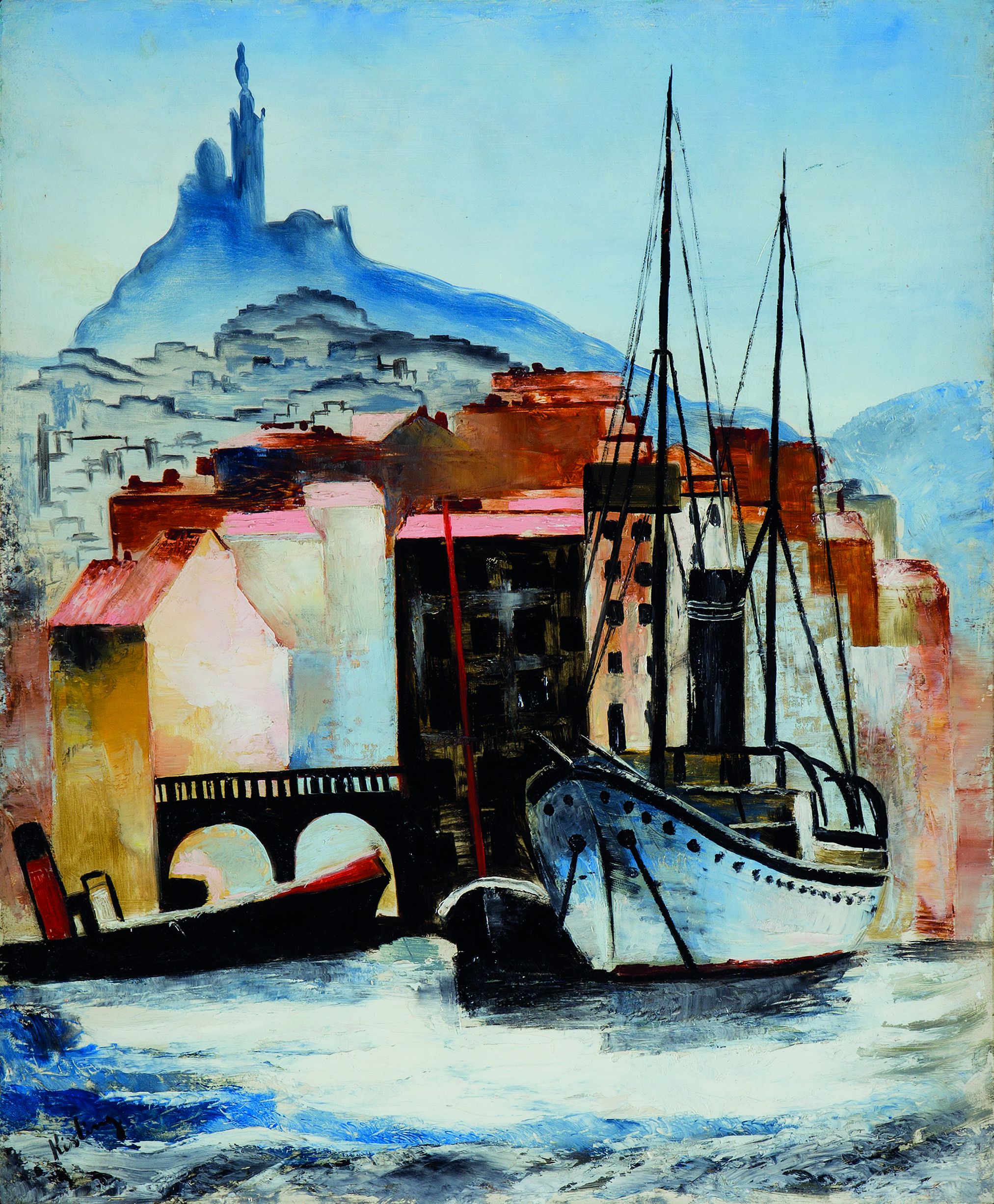 Mojżesz Kisling, „Notre Dame de la Garde w Marsylii”, olej, z kolekcji Marka Roeflera, Villa la Fleur (źródło: materiały prasowe organizatora)