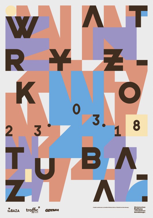 Paweł Ryżko, plakat wystawy „Wat” (źródło: materiały prasowe organizatora)