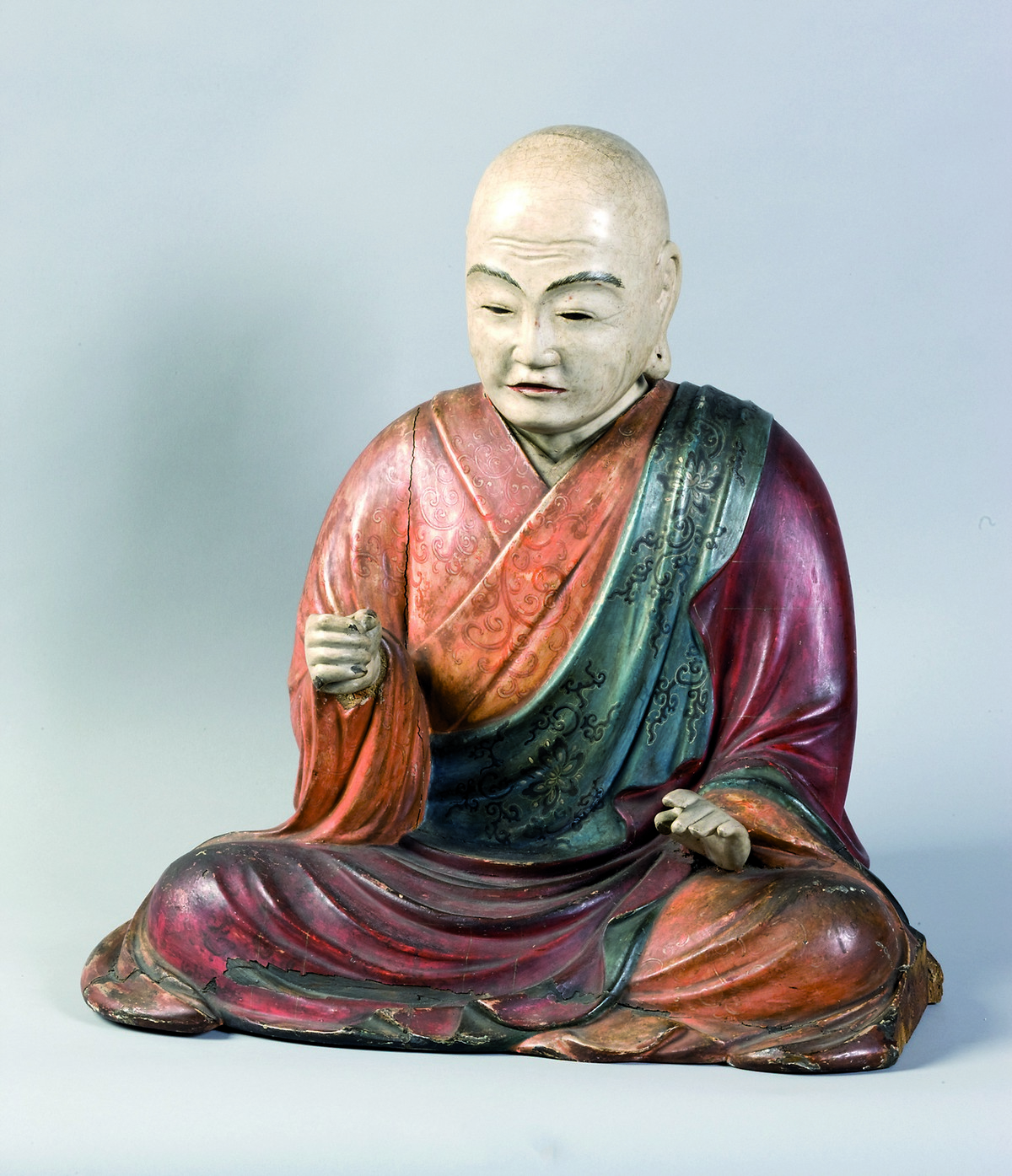 Figura siedzącego mnicha (Hachiman), XIX w. (źródło: materiały prasowe organizatora)