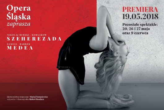 „Szeherezada” i „Medea” – plakat spektakli (źródło: materiał prasowy organizatora)