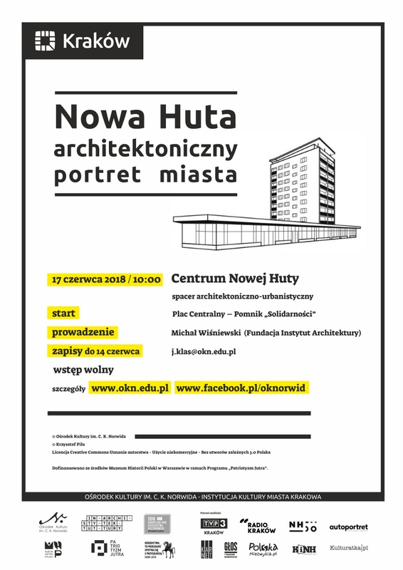 Plakat spaceru architektonicznego (źródło: materiały prasowe organizatora)