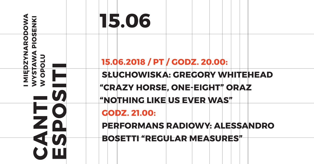 Słuchowisko/ performance w Galerii Sztuki Współczesnej w Opolu (źródło: materiały prasowe organizatora)