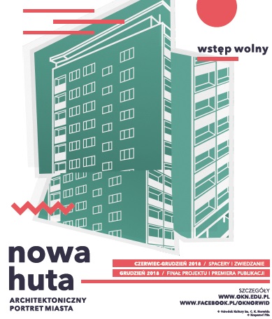 Nowa Huta-architektoniczny portret miasta, plakat (źródło: materiały prasowe organizatora)