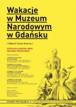 Wakacje w Muzeum Narodowym w Gdańsku (źródło: materiały prasowe organizatora)