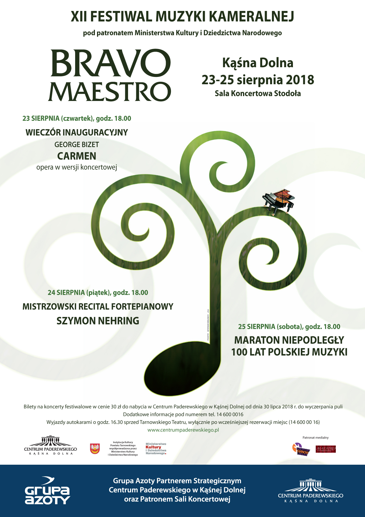 XII Festiwal Muzyki Kameralnej Bravo Maestro (źródło: materiały prasowe organizatora)
