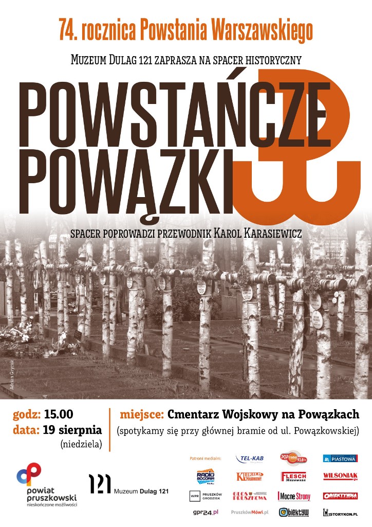 „Powstańcze Powązki”, spacer historyczny, Muzeum Dulag 121 (źródło: materiały prasowe organizatora)