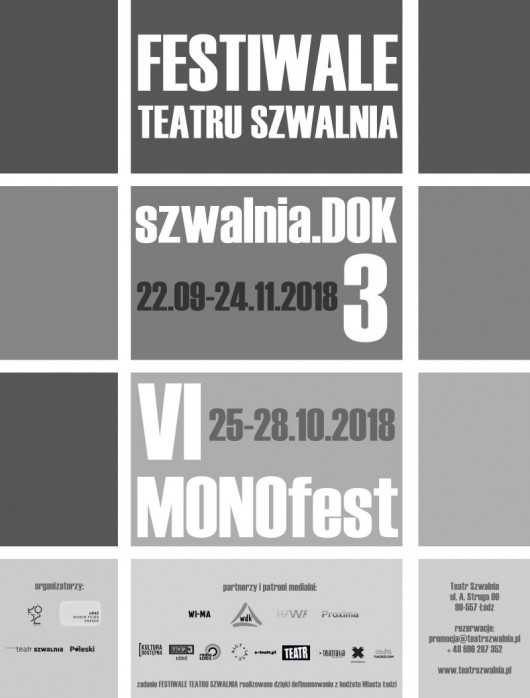 Festiwale Teatru Szwalnia (źródło: materiały prasowe organizatora)
