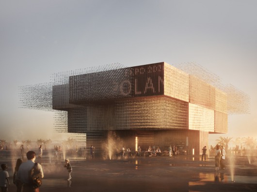 „Pawilon Polski”, Expo 2020 w Dubaju, pracowania architektoniczna WXCA (źródło: materiały prasowe pracowni)