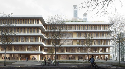 JEMS Architekci, Projekt budynku uniwersyteckiego w Warszawie (źródło: materiały prasowe organizatorów)