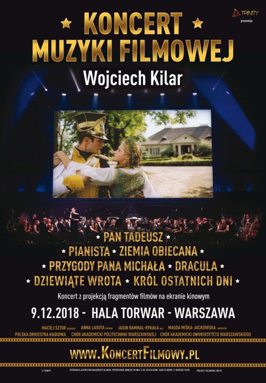 Koncert Muzyki Filmowej Wojciecha Kilera (źródło: materiały prasowe)