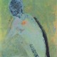 Sabine Herrmann, „Pozostawienie siebie”, 1996, pigmenty, mieszane media na papierze czerpanym, Foto: Uwe Walter, Berlin, © VG Bild-Kunst, Bonn 2018 (źródło: materiały prasowe organizatora)