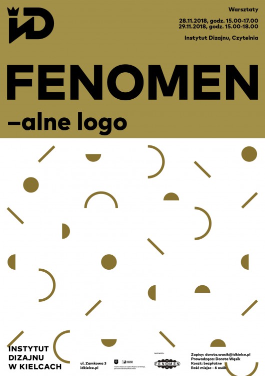 Warsztaty„FENOMENale logo” Instytut Dizajnu (źródło: materiały prasowe organizatora)