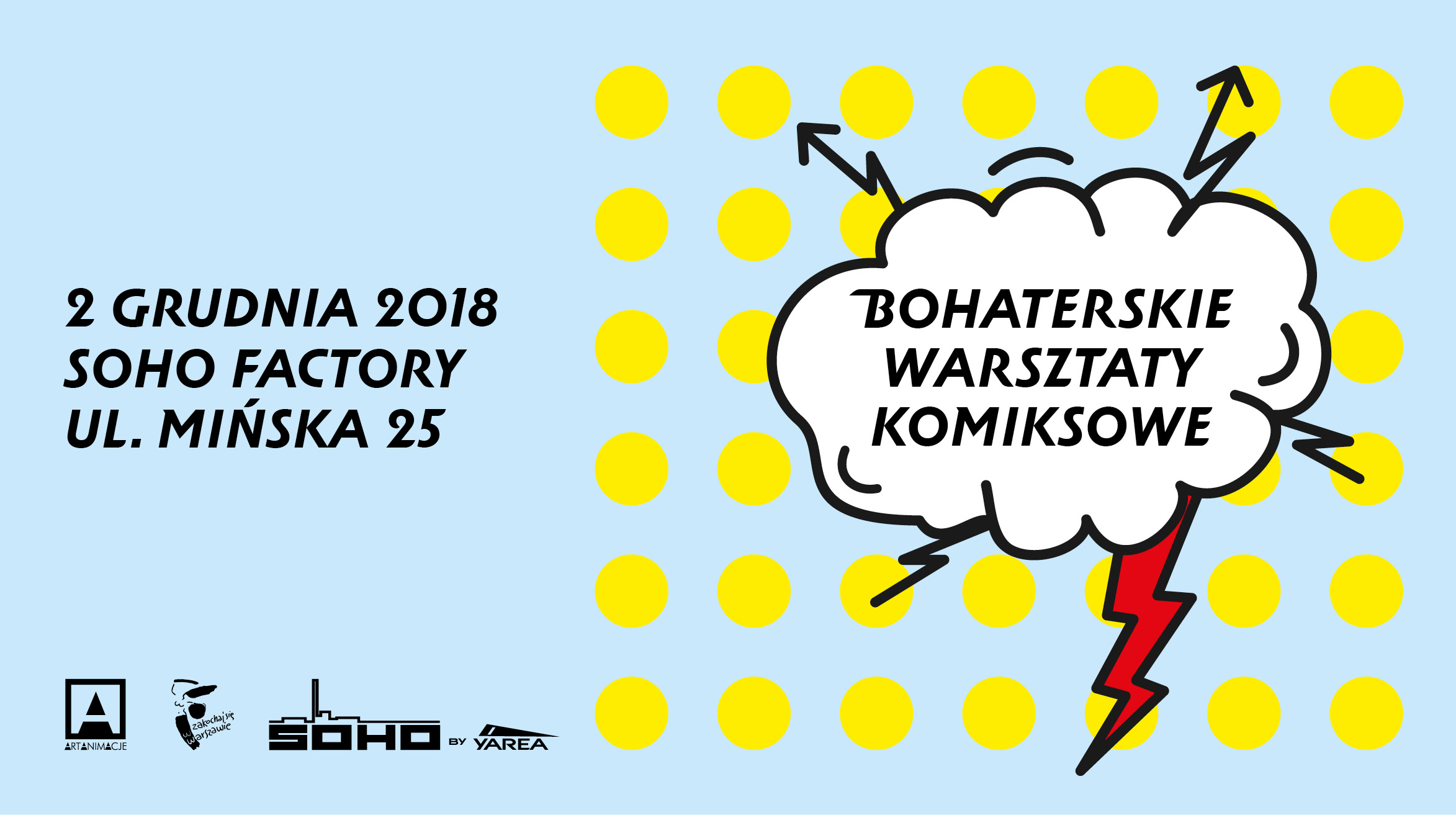 Bohaterskie warsztaty komiksowe (źródło: materiały prasowe organizatora)