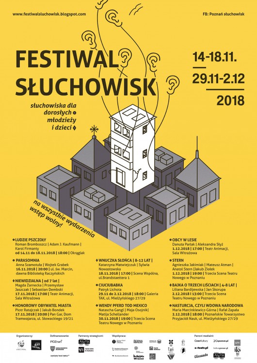Festiwal Słuchowisk 2018. (źródło: materiały prasowe organizatora)