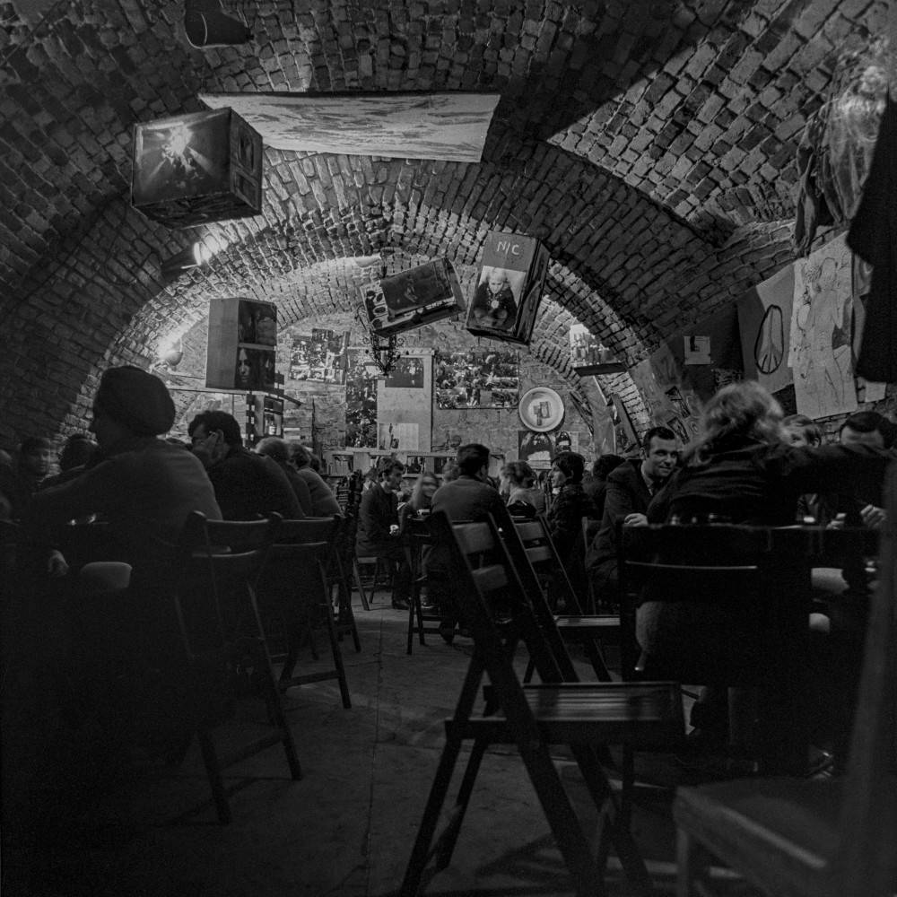 Kawiarnia w Krzysztoforach, połowa 1969, fot. Jacek Maria Stokłosa (źródło: materiały prasowe organizatora)