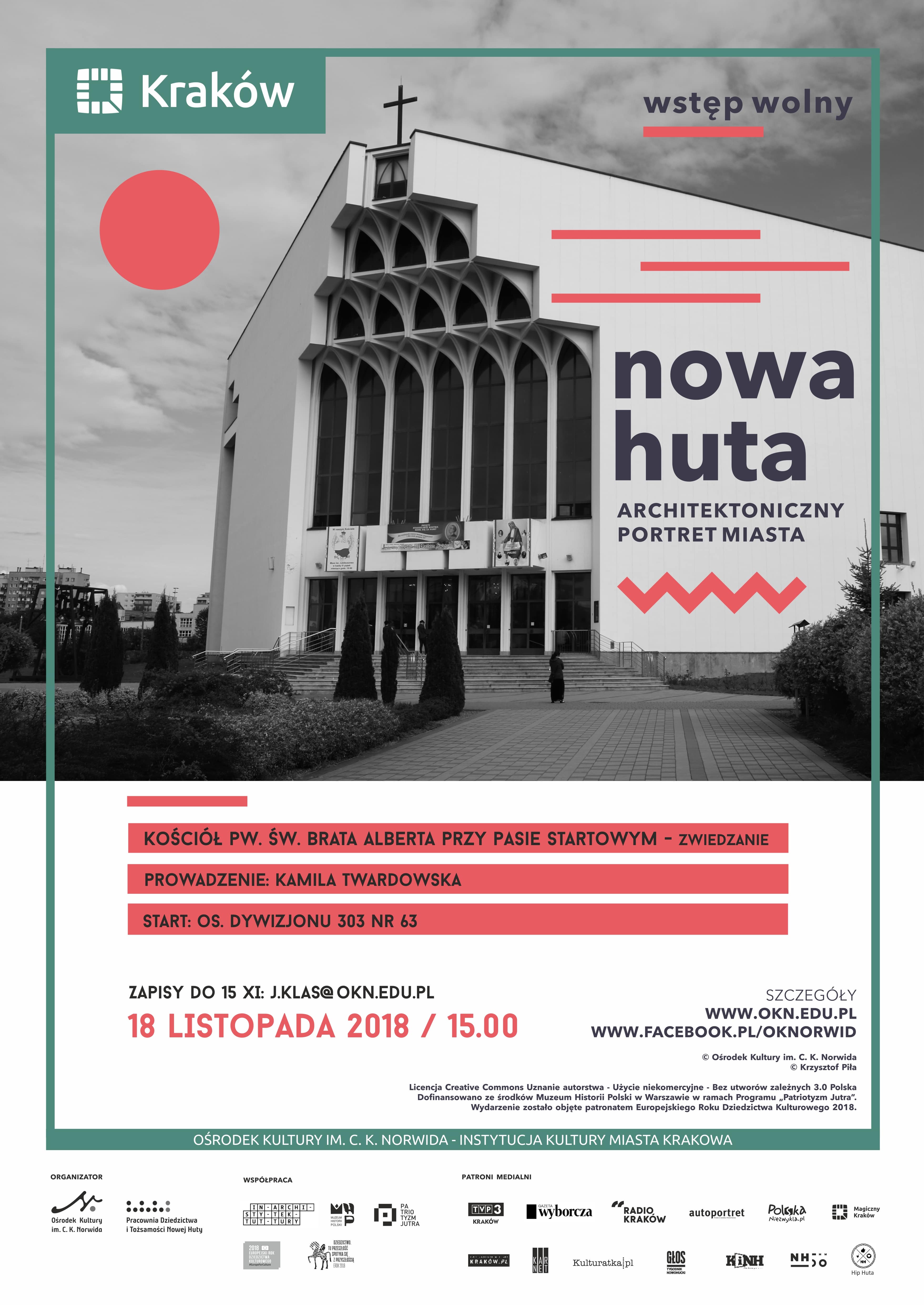„Nowa Huta. Architektoniczny portret miasta”, Ośrodek Kultury im. C. K. Norwida (źródło: materiały prasowe organizatorów)