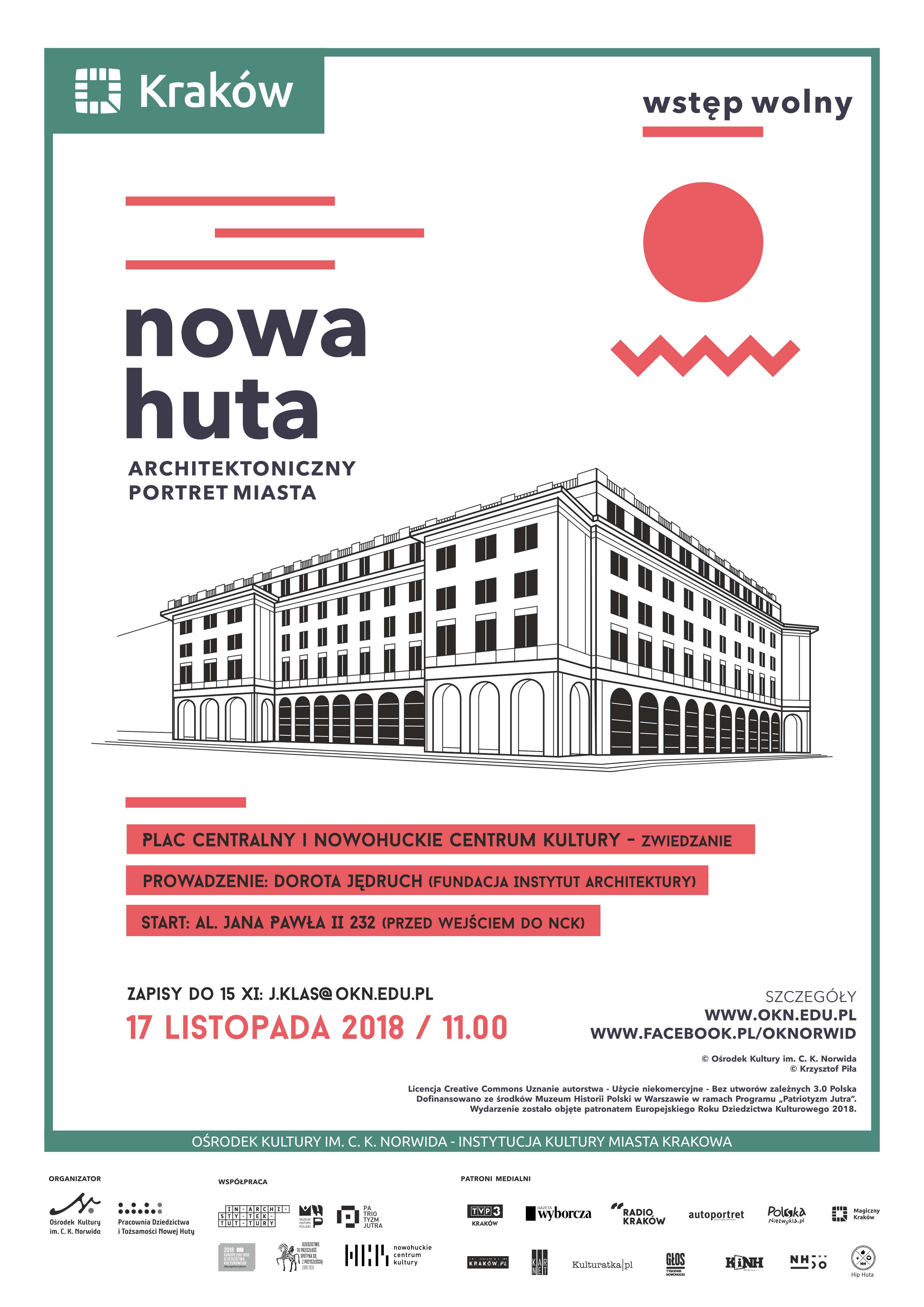 „Nowa Huta. Architektoniczny portret miasta”, Ośrodek Kultury im. C. K. Norwida (źródło: materiały prasowe organizatorów)