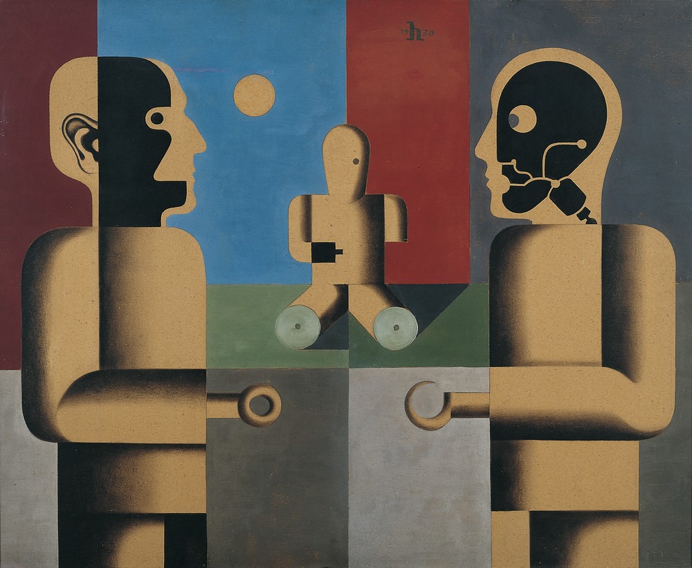 Heinrich Hoerle, „Denkmal der ubenkannten Prothesen”, 1930, VonderHeydt-Museum,Wuppertal (źródło: materiały prasowe organizatora)