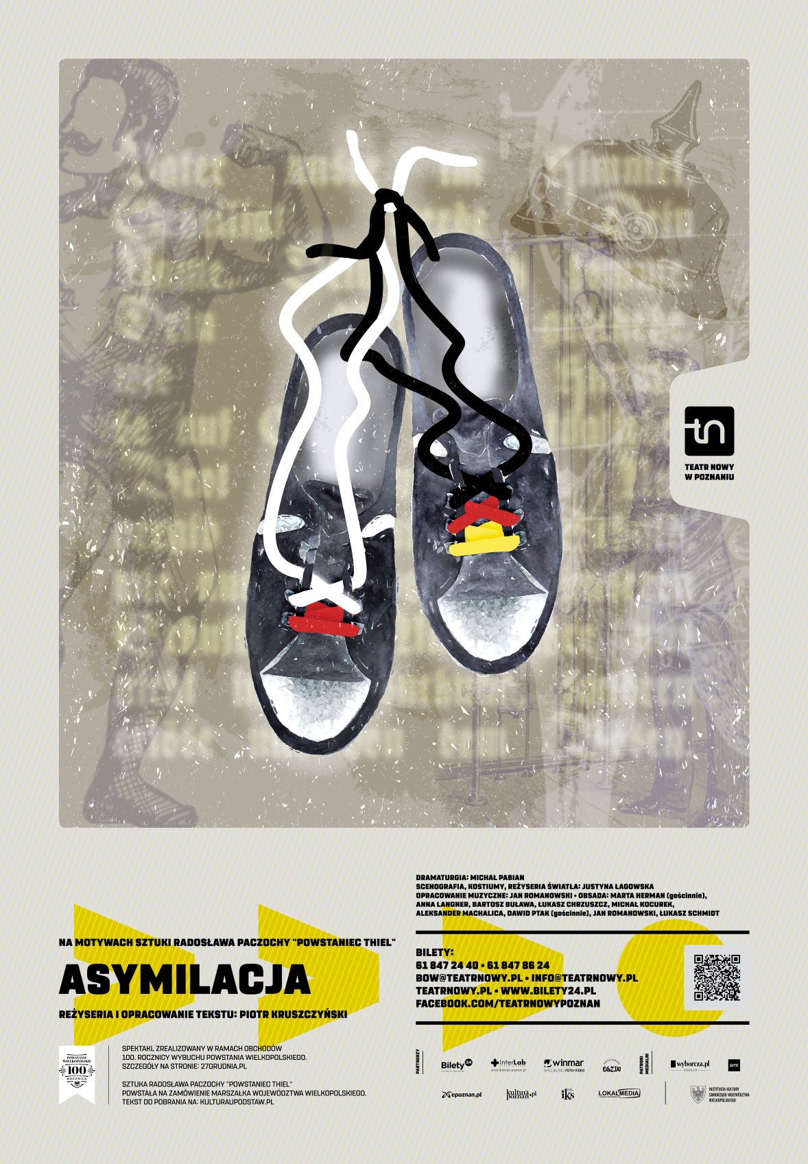 „Asymilacja", reż. Piotr Kruszczyński, Teatr Nowy w Poznaniu (źródło: materiały prasowe organizatora)