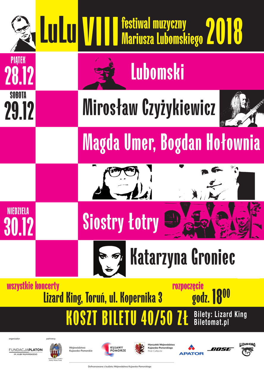 VIII Festiwal LULU Mariusza Lubomskiego (źródło: materiały prasowe organizatora)