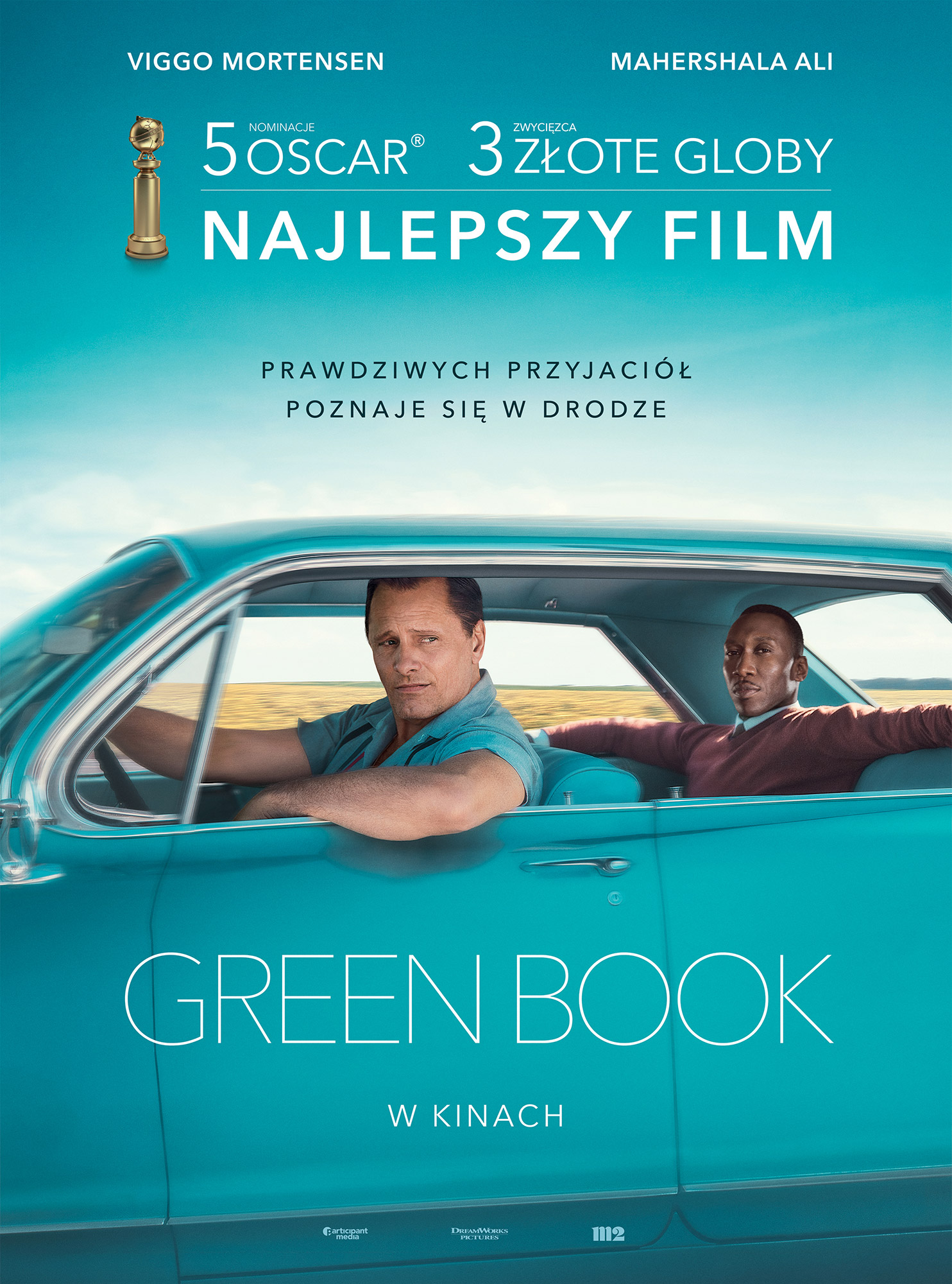 Plakat promujący film Green Book (źródło: M2 Films)