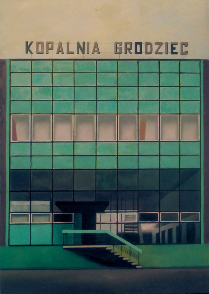 Jakub Adamek, Wejście do kopalni Grodziec, 100x70 (źródło: materiały prasowe)