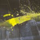 Katarzyna Kowalska,Niewidzialne miasta,120x480 cm, akryl na płótnie, 2018 (źródło: materiały prasowe)