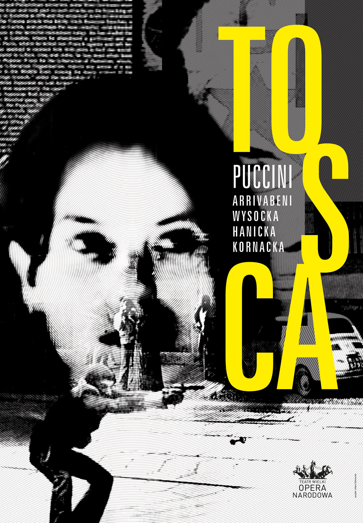 TOSCA – Giacomo Puccini, plakat (źródło: materiały prasowe)