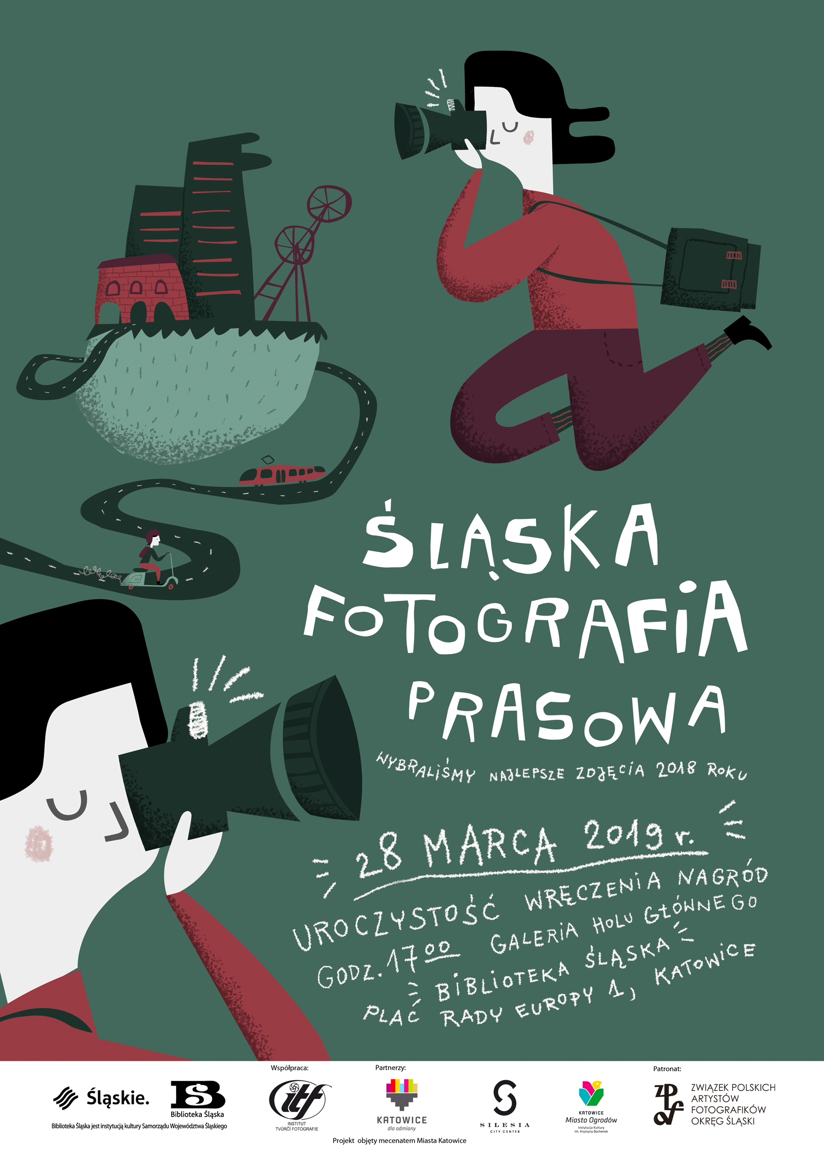 Plakat konkursu Śląska Fotografia Prasowa (źródło: materiały prasowe)