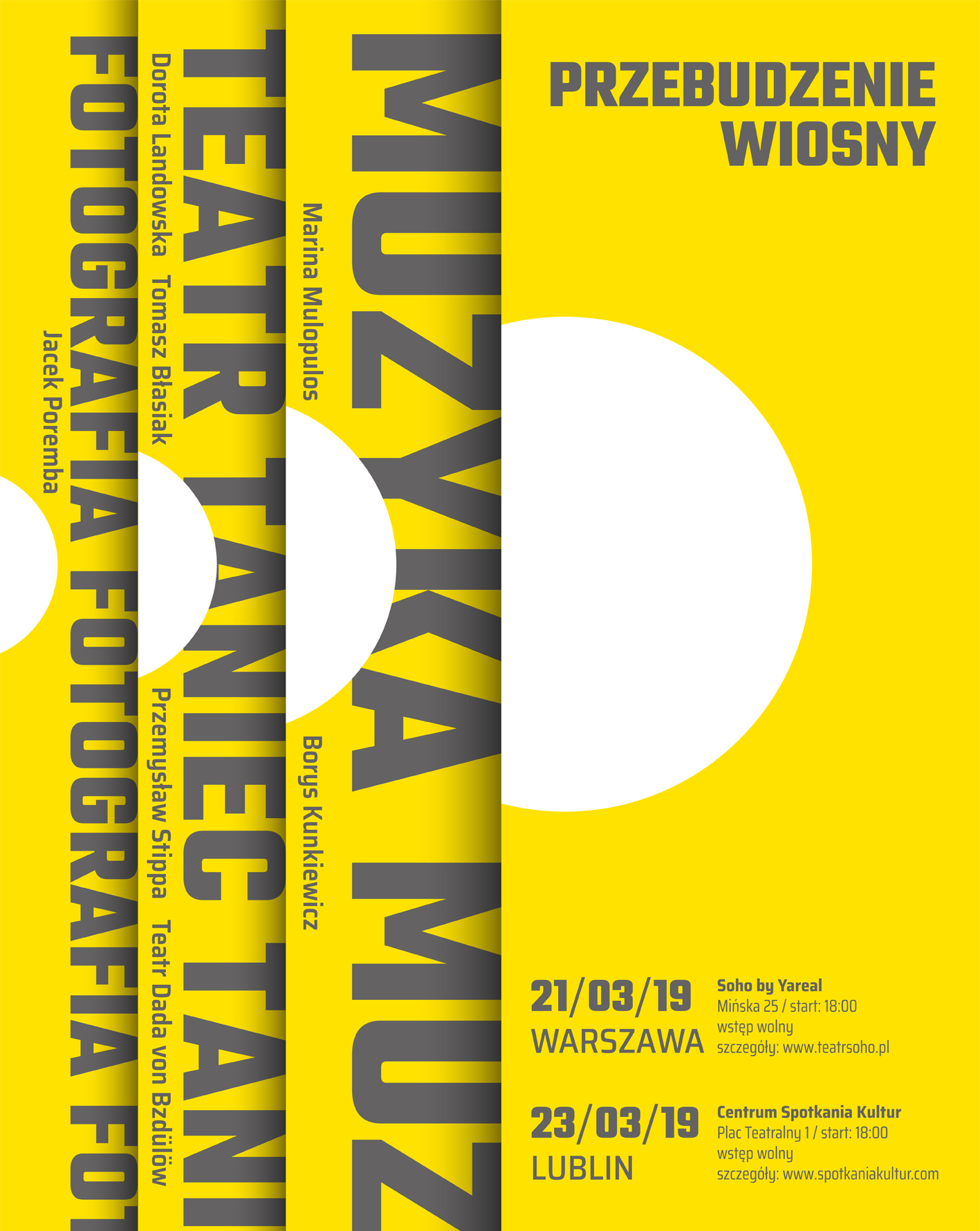 Plakat – Przebudzenie wiosny (źródło: materiały prasowe organizatora)