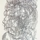 Marta Bożyk, Uskok, 2019, linoryt, 100 × 70 cm (źródło: materiały prasowe)
