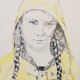 Izabela Sieverding, bez tytułu, 2019, rysunek, 28,5 × 20 cm (źródło: materiały prasowe)
