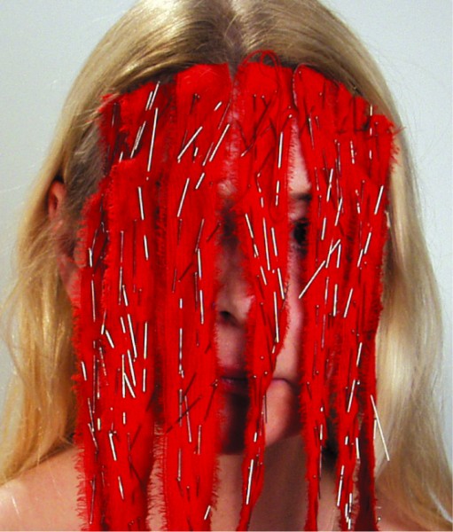 Teresa Tyszkiewicz, Visage rouge, 2003, 160x120cm