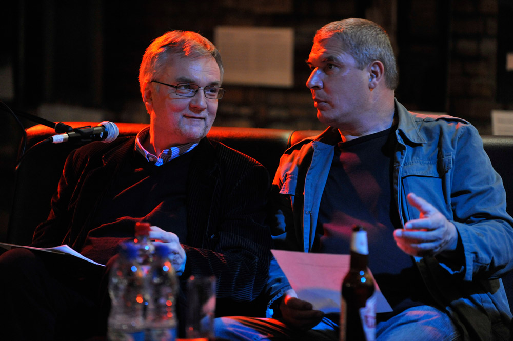 Jerzy Pilch i Andrzej Stasiuk, fot. Andrzej Rubis