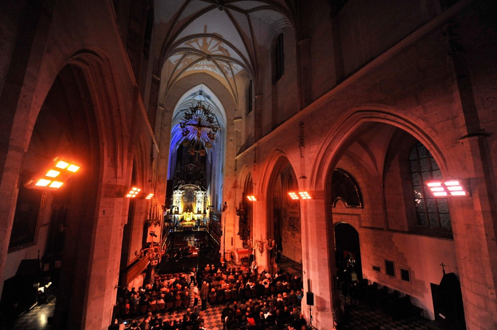 Misteria Paschalia 2010 - koncert inauguracyjny, Kościół św. Katarzyny, 29 marca 2010 (fot. Andrzej Rubiś)