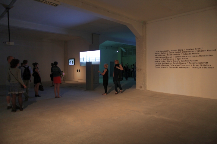 WRO 2011 Biennale, exhibition entrance view, photo by Katarzyna Pałetko (12)