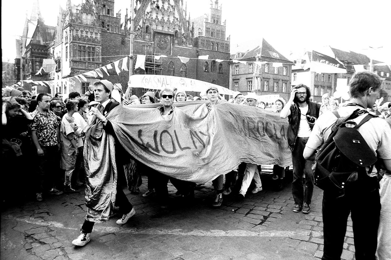 Rewolucja Krasnoludków, Wrocław 1 czerwca 1988, fot. M. Michalak