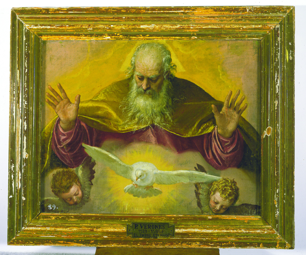 Paolo Caliari, zwany Veronese - Bóg Ojciec i Duch Święty, ok. 1580