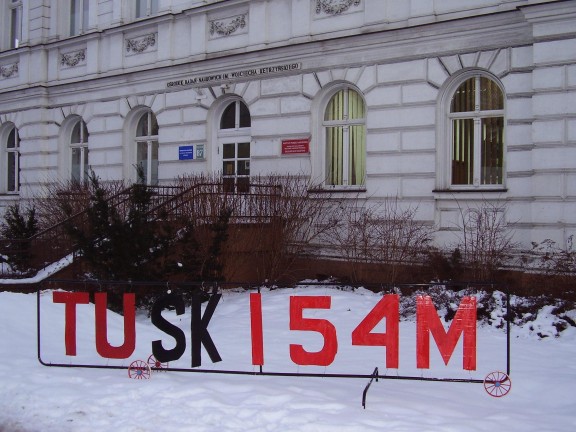 Jacek Adamas, TU-SK 154M, 2010, instalacja (źródło: materiał prasowy CSW Znaki Czasu)