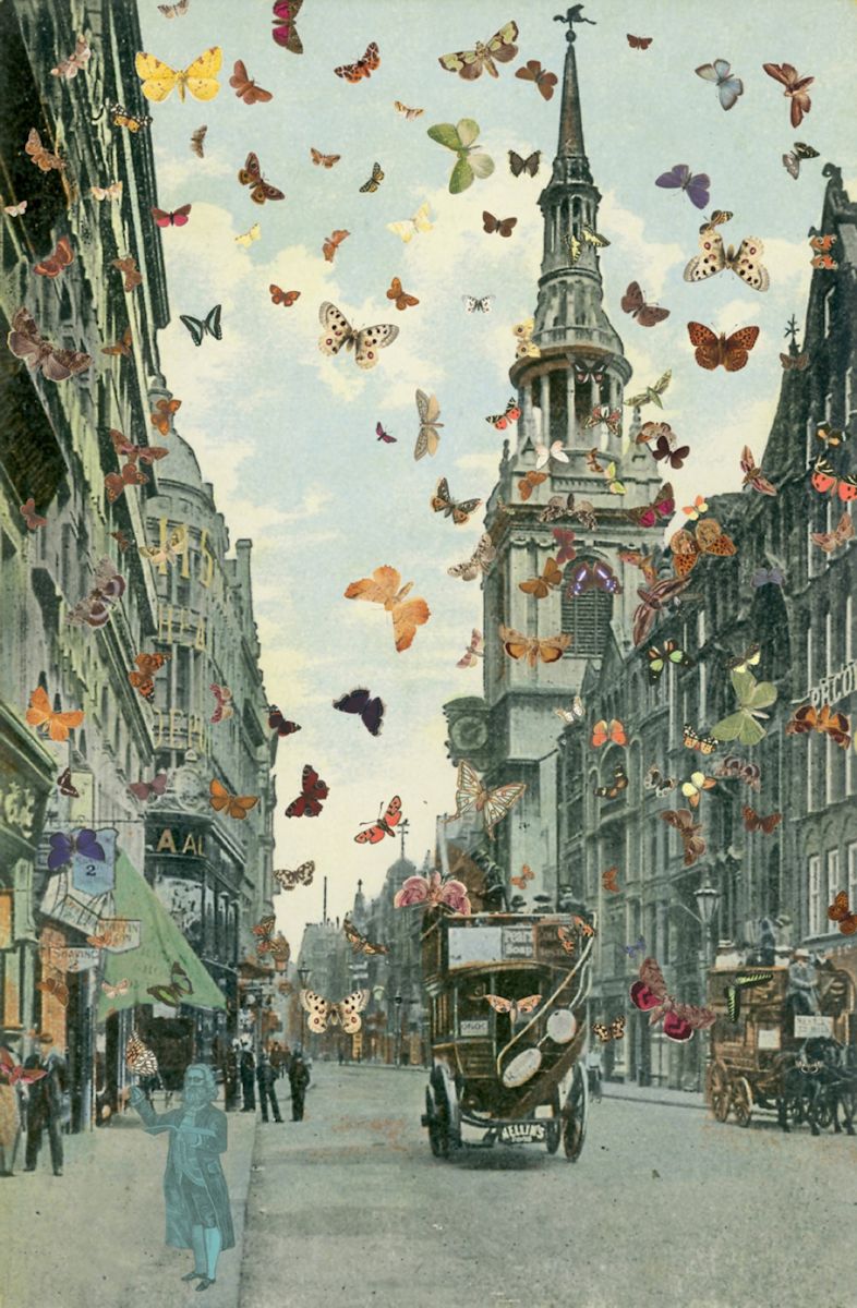 Peter Blake, „Butterfly man - London”, 2010 (źródło: materiał prasowy)
