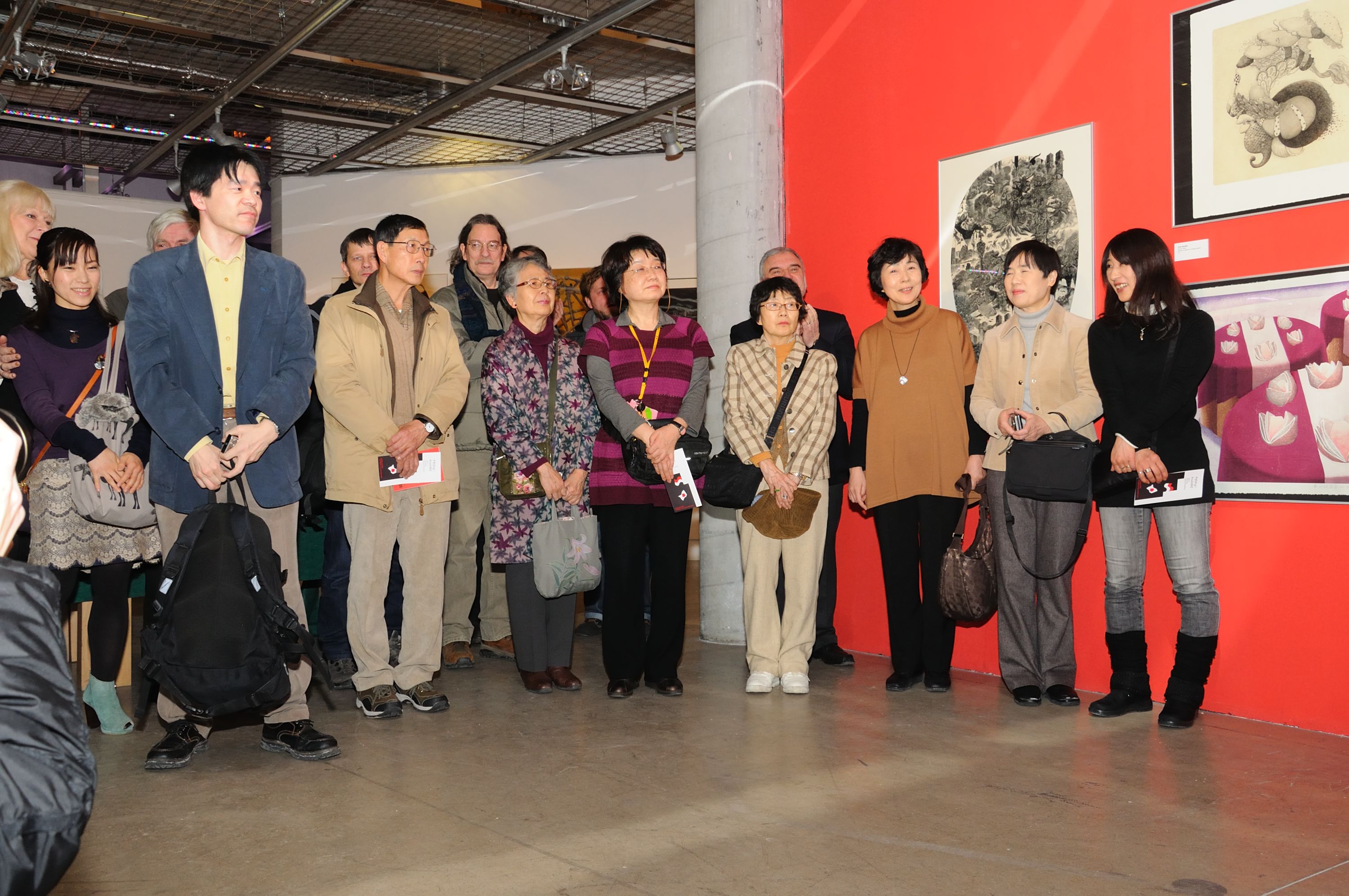 Otwarcie Międzynarodowej Wystawy Grafiki Japonia i Polska w katowickim Rondzie Sztuki (źródło: materiały prasowe organizatora)