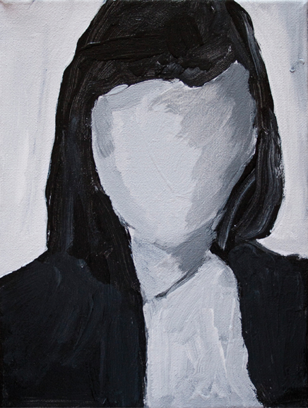 Pikaso, bez tytułu, 2012, akryl, płótno, 24 x 18 cm, sygn. na odwrocie: PIKASO / 2012 (źródło: materiał prasowy)
